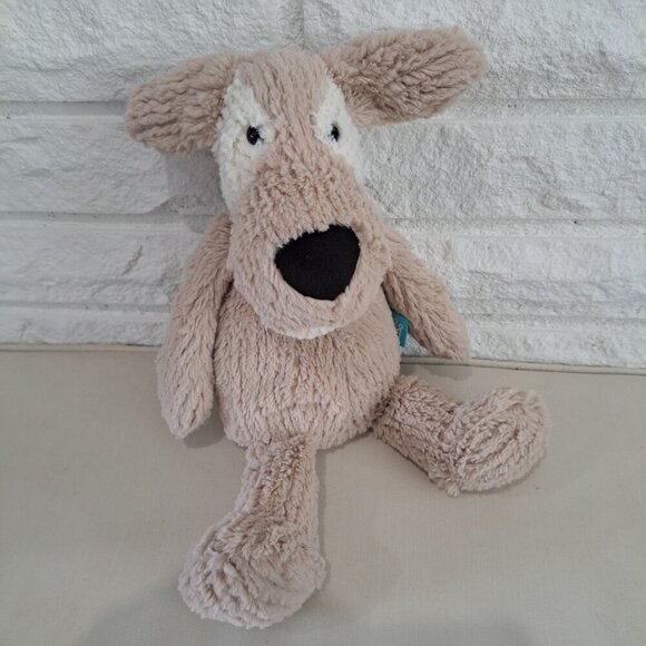 Manhattan Toy Plush Puppy Dog Poppy Eye Spots 12" Stuffed Animal RARE - Picture 1 of 11